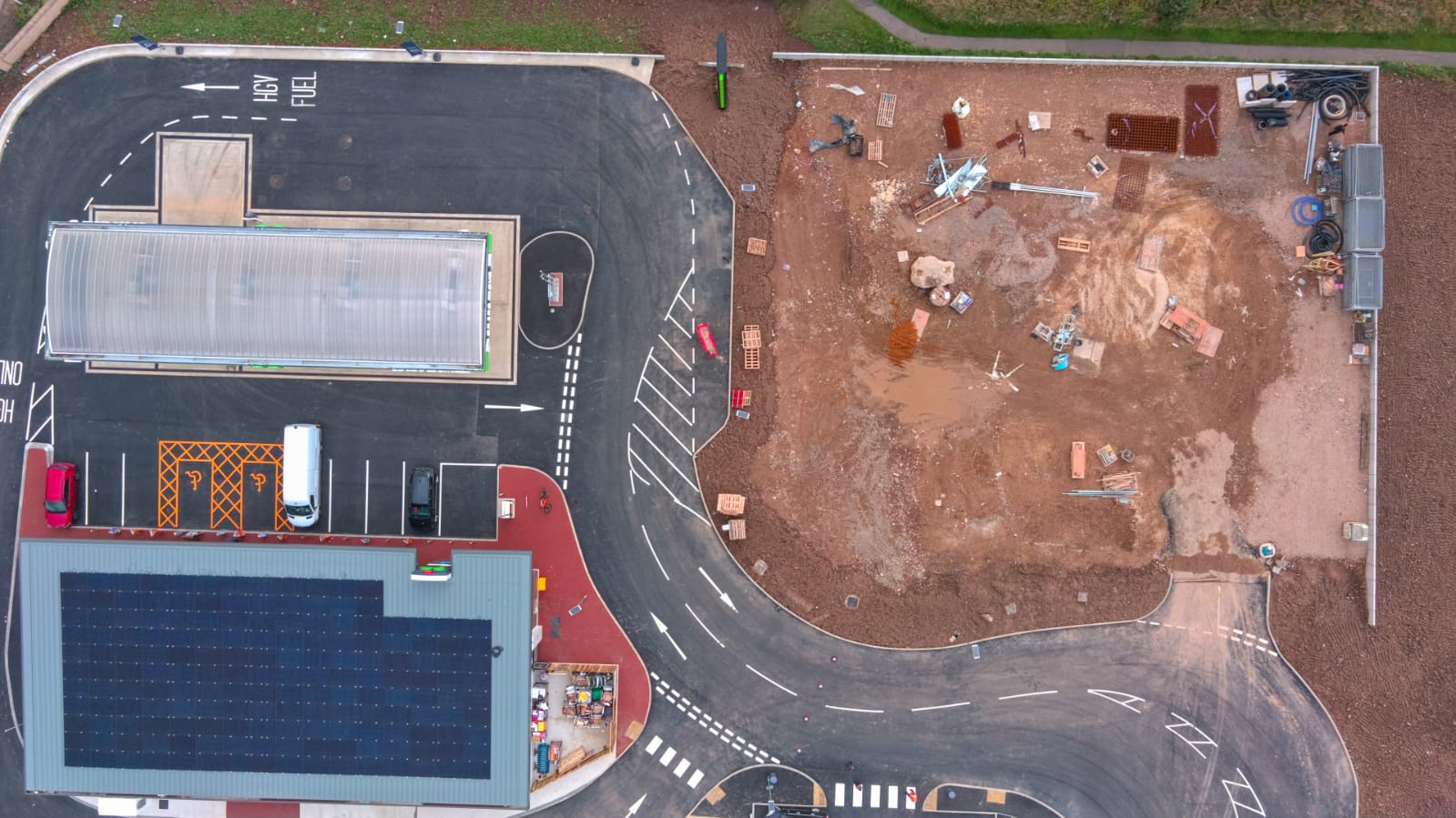 Car park surfacing and line marking by Lakeside Surfacing